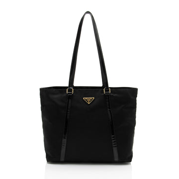 Prada Tessuto Spazzolato Tote