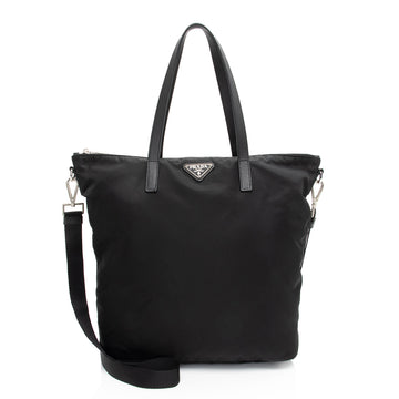 Prada Tessuto Tall Tote (SHF-cp77H4)