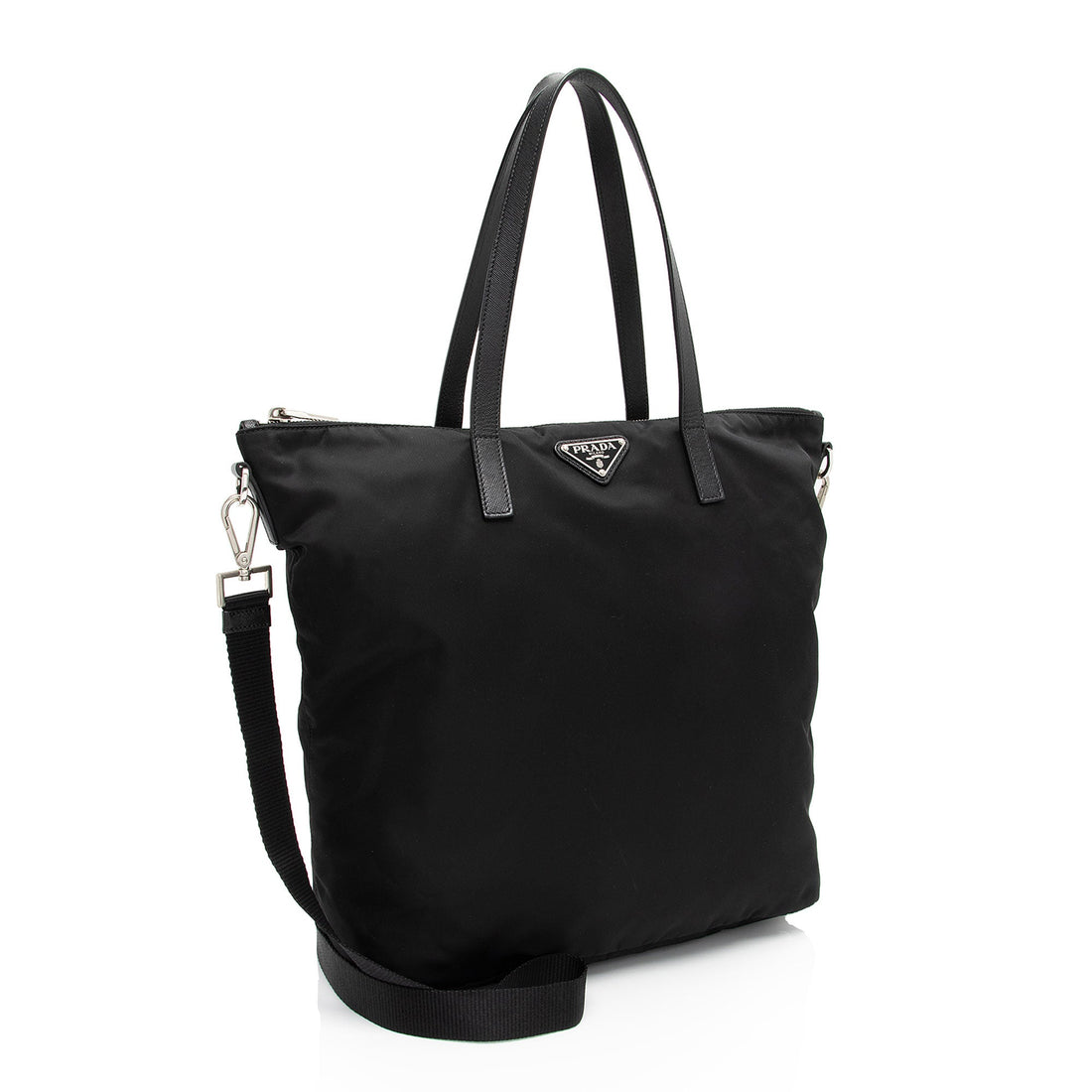 Prada Tessuto Tall Tote (SHF-cp77H4)