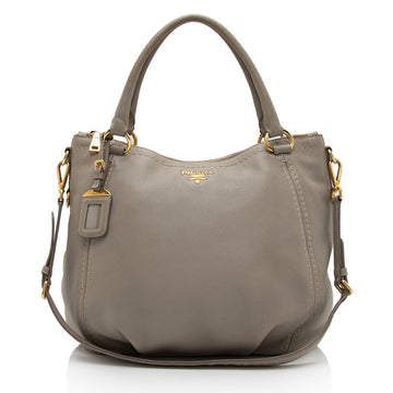 Prada Vitello Daino Convertible Large Tote (SHF-Zl7aLB)
