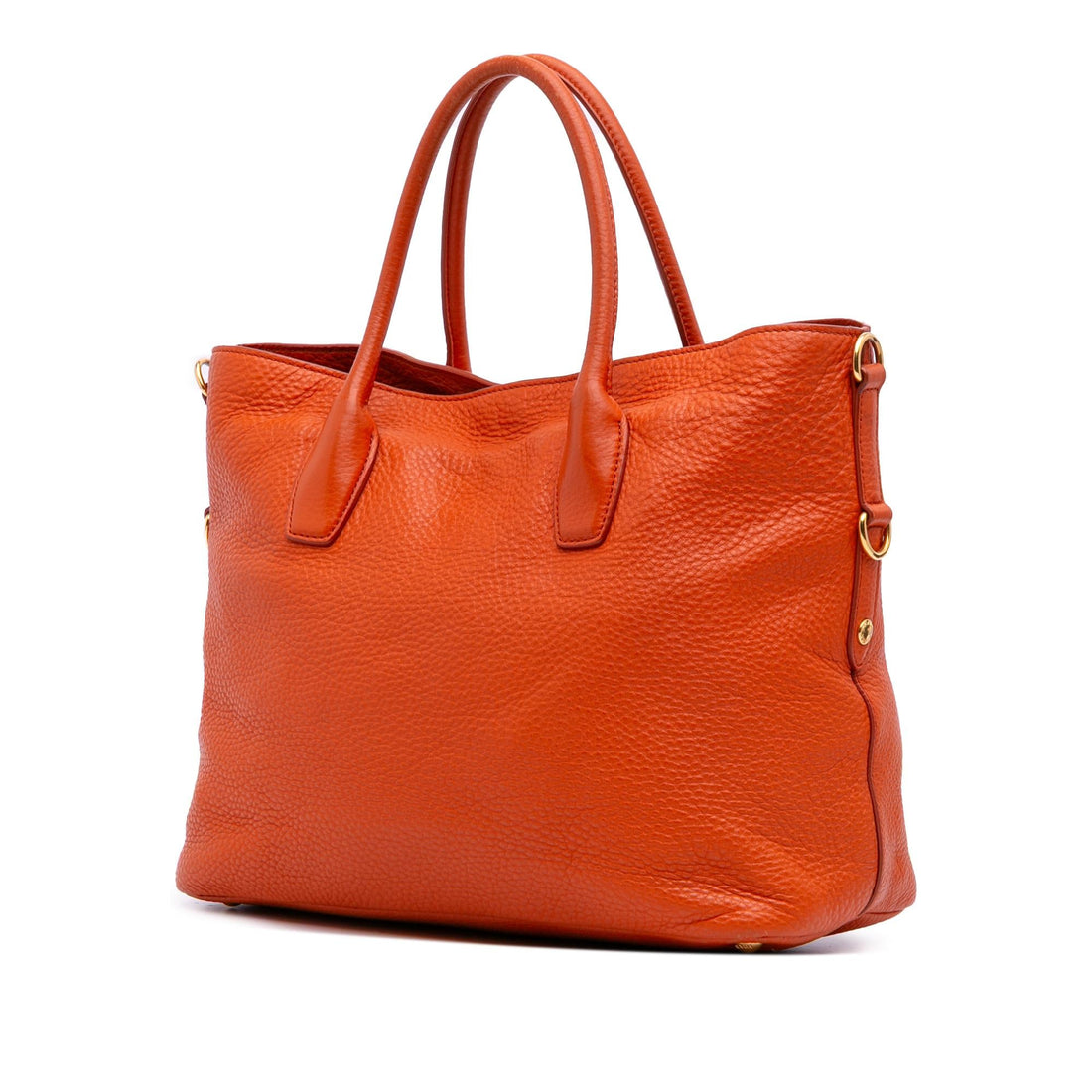 Prada Vitello Daino Open Convertible Tote