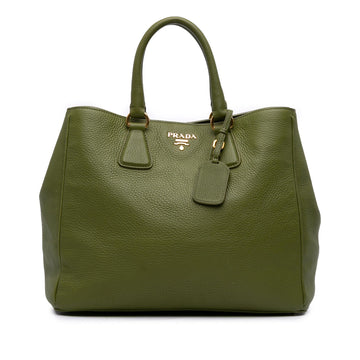 Prada Vitello Daino Open Convertible Tote