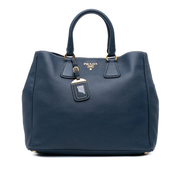 Prada Vitello Daino Open Convertible Tote