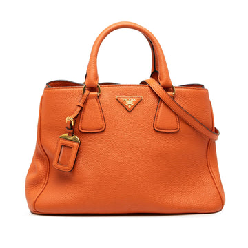Prada Vitello Daino Open Convertible Tote