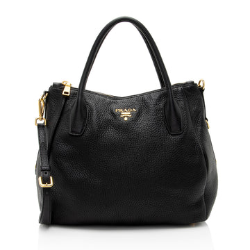 Prada Vitello Daino Shopping Tote (SHF-vYoFUv)