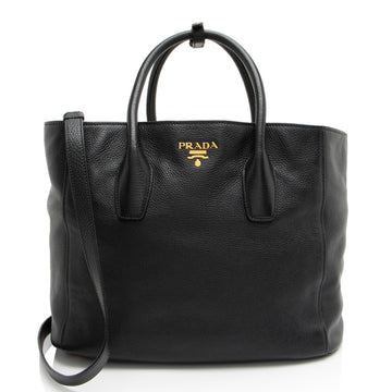 Prada Vitello Daino Large Open Tote
