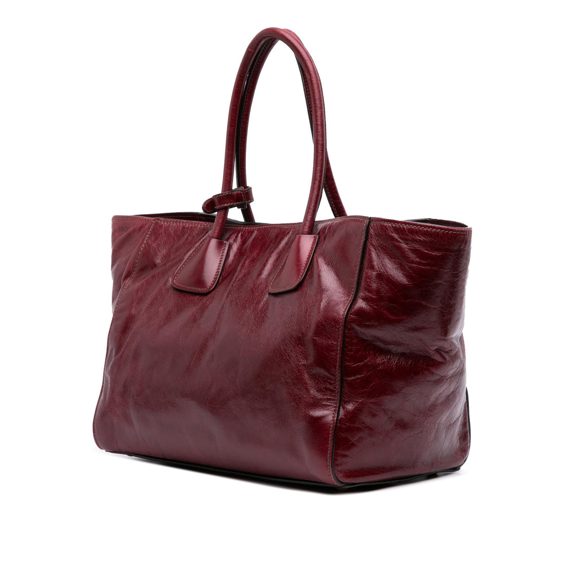 Prada Vitello Shine Shopping Tote