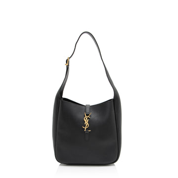 Saint Laurent Calfskin Monogram Le 5 A 7 Small Hobo