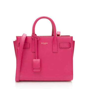 Saint Laurent Calfskin Sac De Jour Nano Tote