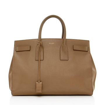 Saint Laurent Classic Calfskin Large Sac De Jour Tote - FINAL SALE (SHF-15261)