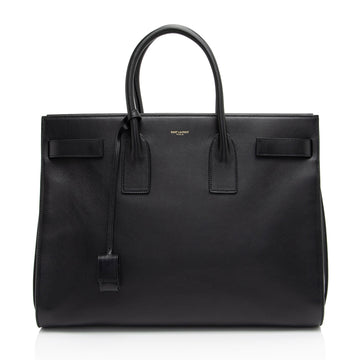 Saint Laurent Classic Calfskin Large Sac De Jour Tote (SHF-bynEkD)