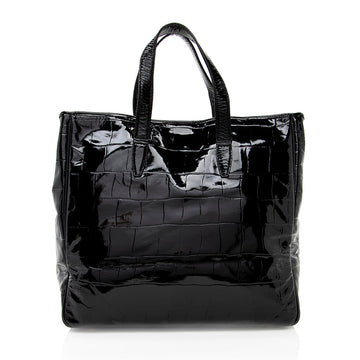 Saint Laurent Croc Embossed 1:1 Rep Leather Raspail Tote (SHF-19265)