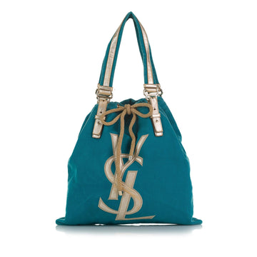 Saint Laurent Kahala Canvas Tote (SHG-37117)