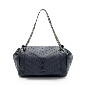 Saint Laurent Lambskin Monogram Nolita Medium Flap Bag