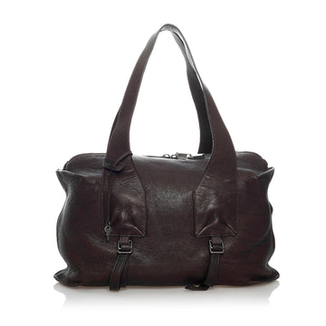 Saint Laurent Leather Tote Bag (SHG-30195)