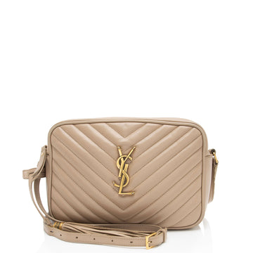 Saint Laurent Matelasse Calfskin Monogram Lou Camera Bag