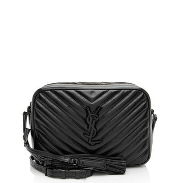 Saint Laurent Matelasse Calfskin Monogram Lou Camera Bag