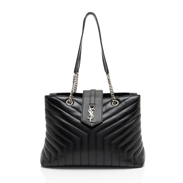 Saint Laurent Matelasse Calfskin Monogram LouLou Large Shopper Tote