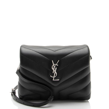 Saint Laurent Matelasse Calfskin Monogram LouLou Toy Crossbody Bag (SHF-6p3TFw)