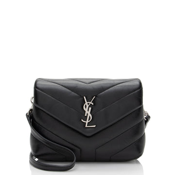 Saint Laurent Matelasse Calfskin Monogram LouLou Toy Crossbody