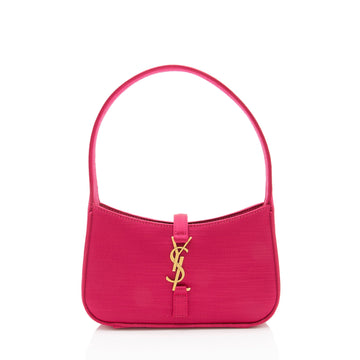 Saint Laurent Satin Monogram Le 5 A 7 Mini Hobo