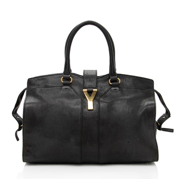 Saint Laurent Calfskin Classic Cabas Chyc Y Medium Tote - FINAL SALE (SHF-18423)