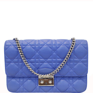CHRISTIAN DIOR Miss Dior Promenade Cannage Quilted Leather Crossbody Bag