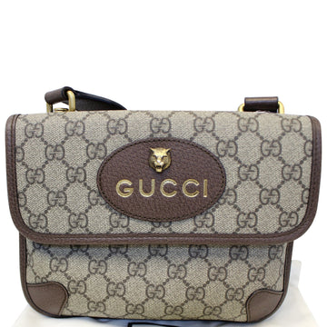 GUCCI GG Supreme Small Messenger Crossbody Bag 501050