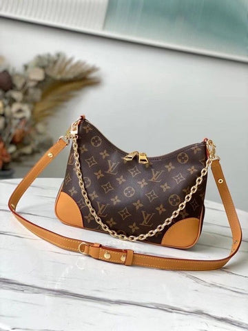 Top Quality Boulogne Monogram Canvas Natural Beige For Women, WomenÂs Handbags, Shoulder And Crossbody Bags 11.4in/29cm Top Quality M45832