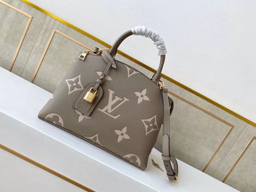 Top Quality Petit Palais Monogram Flowers Tourterelle/Creme For Women,  Shoulder And Crossbody Bags 11.4in/29cm Top Quality M58914