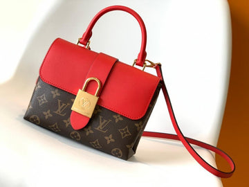 Top Quality Locky BB Monogram Canvas Red For Women,  Shoulder And Crossbody Bags 7.9in/20cm Top Quality M44322