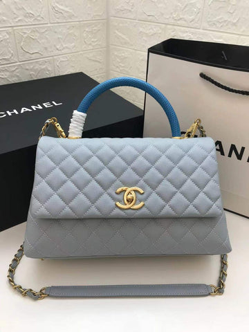 CHLLarge Top Qualityap Bag With Top Handle Light Grey For Women, Womens Handbags, Shoulder And Crossbody Bags 11in/28cm A92991