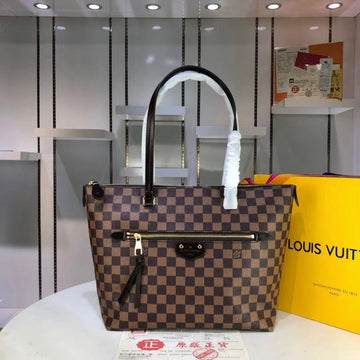 Top Quality Iena MM Bag 34cm Damier Ebene Canvas Fall/Winter Collection N41013, Brown