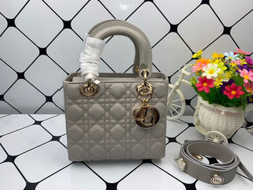 Top Quality Small Lady Bag Gold Toned Hardware, Dark Grey, For Women WomenÂs Handbags, Crossbody Bags, 20cm CD
