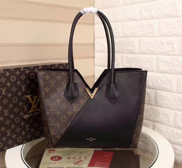 Top Quality Kimono MM Tote Bag Monogram Canvas Black For Women, WoHandbag Shoulder Bags 15.4in/39cm Top Quality M41855