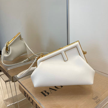 FI First Small White For Women, HandBags, Shoulder And Crossbody Bags 10.2in/26cm FF 8BP129ATop QualityEF1C76