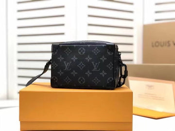Top Quality Mini Soft Trunk Monogram Eclipse Canvas By Virgil Abloh For Men, Bags, Shoulder And Crossbody Bags 7.3in/18.5cm Top Quality M44735