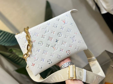 Top Quality Coussin PM Puffy White For Women,  Shoulder And Crossbody Bags 10.2n/26cm Top Quality M21209