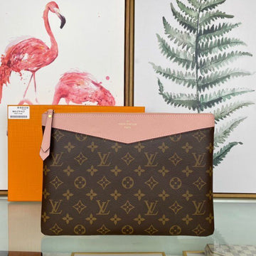 Top Quality Daily Pouch Bag Monogram Canvas Light Pink For Women 11.6in/29.5cm Top Quality M62942