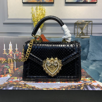 Top Quality Small Devotion Bag In Printed Solid Pattern Black For Women 7.5in/19cm Top Quality