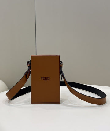 Top QualityTop Quality Vertical Box Brown RM 6,400 Bag For Woman 17cm/6.5in 7VA519AFB3F1DZ9