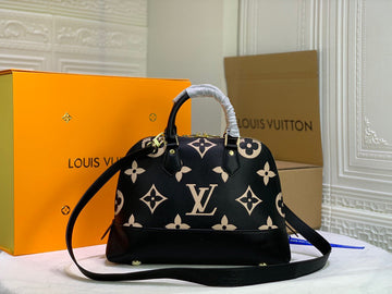 Top Quality Neo Alma PM Monogram Empreinte Black/Beige For Women,  Shoulder And Crossbody Bags 13.8in/35cm Top Quality