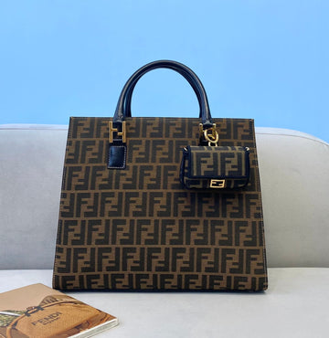 Top QualityTop Quality Tote Bag 13.8in/35cm Brown For Women FF