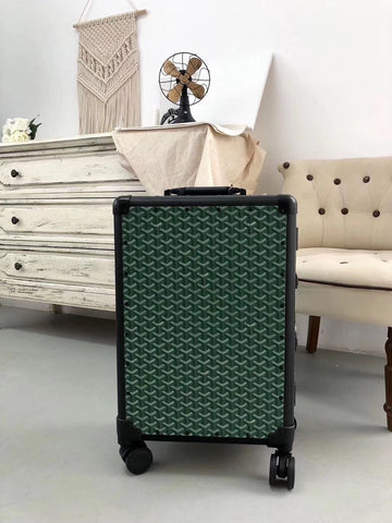 Goyard Rolling Vali Green For Men, LuGucciage 20in/51cm Top Quality