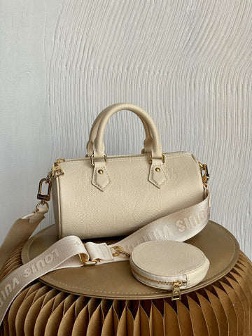 Top Quality Papillon BB Bag In Monogram Empreinte For Women 7.9in/20cm CrÃ¨me Beige M45994