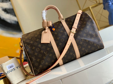 Top Quality Keepall Bandouliere 45 Monogram Canvas For Women,  Travel Bags 17.7in/45cm Top Quality M41418