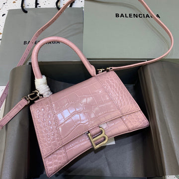 Top Quality Hourglass Small Handbag In Pink, For Women,  Bags 9in/23cm 5935461LR6Y5906