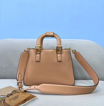 FI MeTop Qualityum FF Tote Shoulder Pink Bag For Woman 38cm/15in