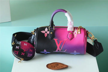 Top Quality Papillon BB Bag Classic Monogram For Women 20cm Midnight Fuchsia Top Quality M59860