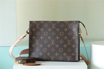 Top Quality Pochette Double Monogram Canvas For Women, WomenÂs Bags, Shoulder And Crossbody Bags 10.2in/26cm Top Quality